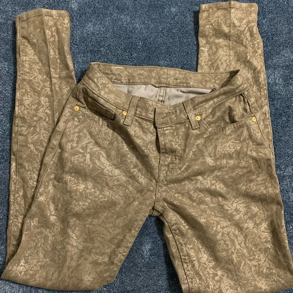 Stylish Women's Beige Jeans